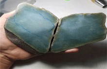 琳轩赌石天然缅甸翡翠原石毛料玉石直播拍卖莫西沙水泥皮糯冰料