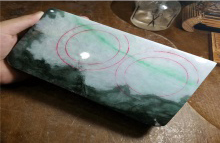 琳轩赌石天然缅甸翡翠原石毛料玉石直播拍卖老莫西沙冰飘花明料