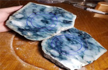 琳轩赌石天然缅甸翡翠原石毛料玉石直播拍卖莫湾基冰种飘花明料