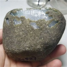 琳轩赌石天然缅甸翡翠原石毛料玉石直播拍卖南齐开窗冰料胶感足