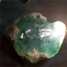 琳轩天然缅甸翡翠原石毛料玉石直播拍卖莫西沙玻璃种飘花