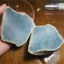 琳轩天然缅甸翡翠原石毛料玉石直播拍卖莫西沙高冰飘花明料