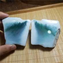 琳轩天然缅甸翡翠原石毛料玉石直播拍卖木那高冰飘花小明料