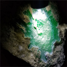 琳轩天然缅甸翡翠原石毛料玉石直播拍卖莫西沙玻璃种