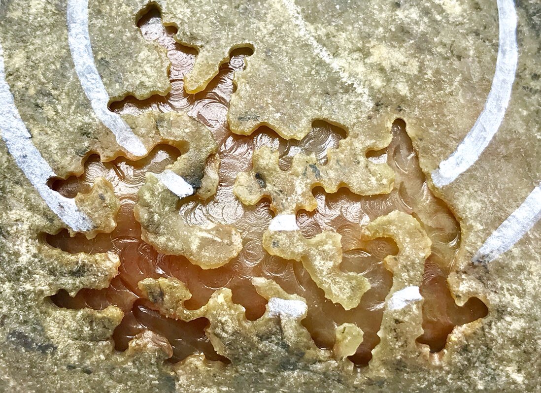 特价5988得2公斤南齐开窗黄翡手镯料皮壳完整紧致品相好大面