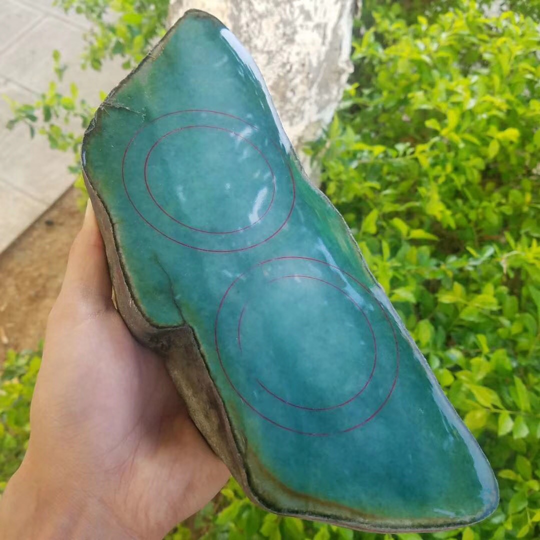 莫西沙精品改口手镯料6.1公斤种老水头长色泽一致底子干净色辣