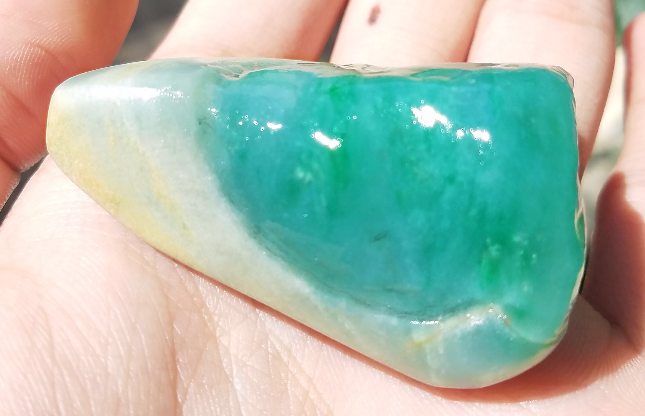 上新莫西沙大挂件明料61克尺寸4.9/3.6/2.3冰种晴