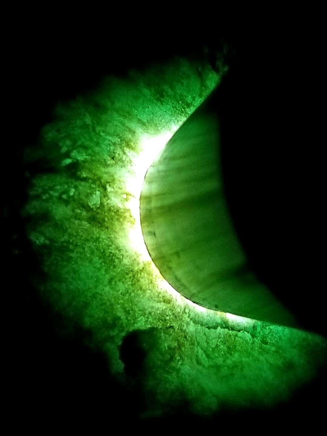 特价3999秒杀得新货3.85公斤老坑莫西沙脱沙冰晴全赌料得