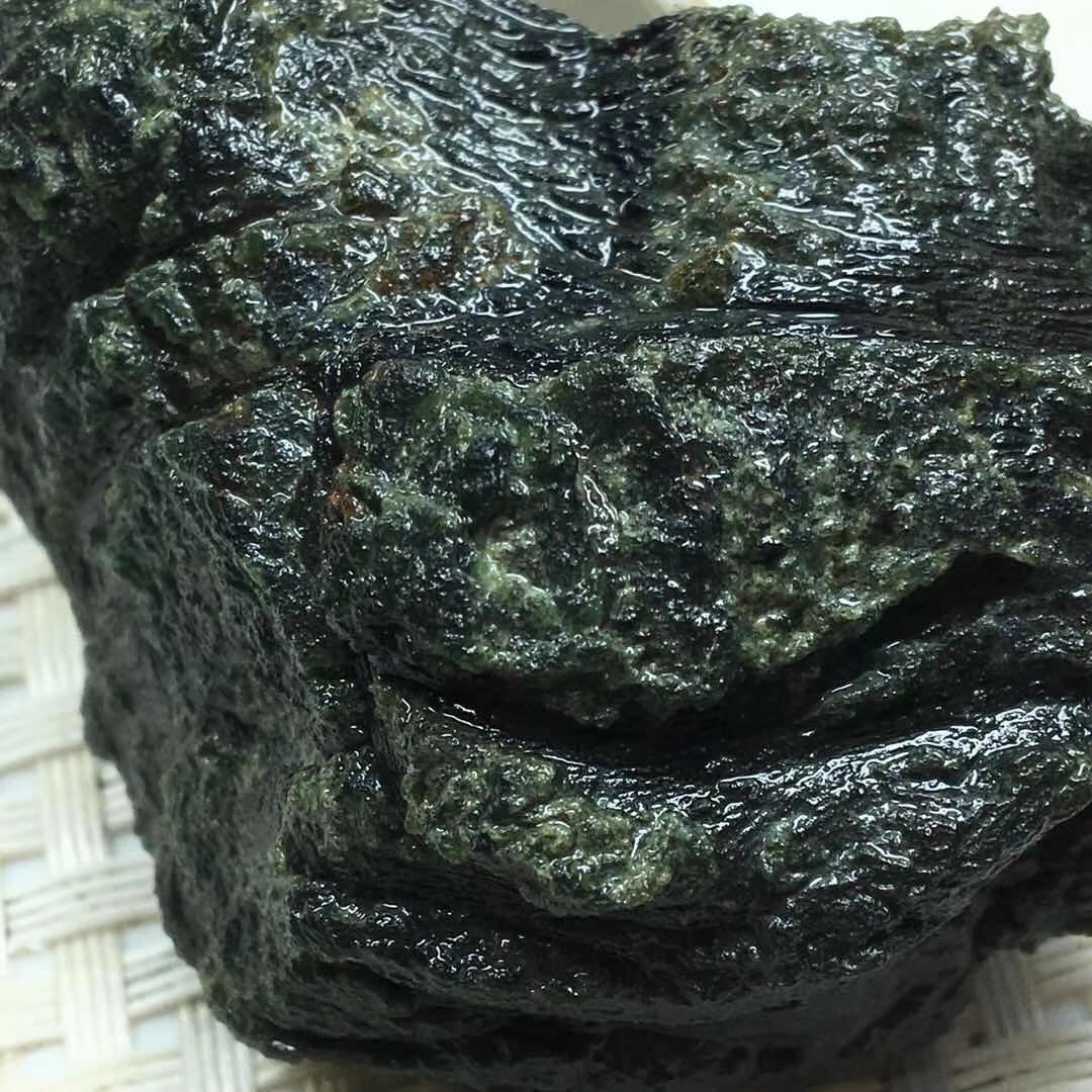 秒杀价3800得85克莫西沙脱沙冰蓝水颜色艳冰味十足可赌挂件