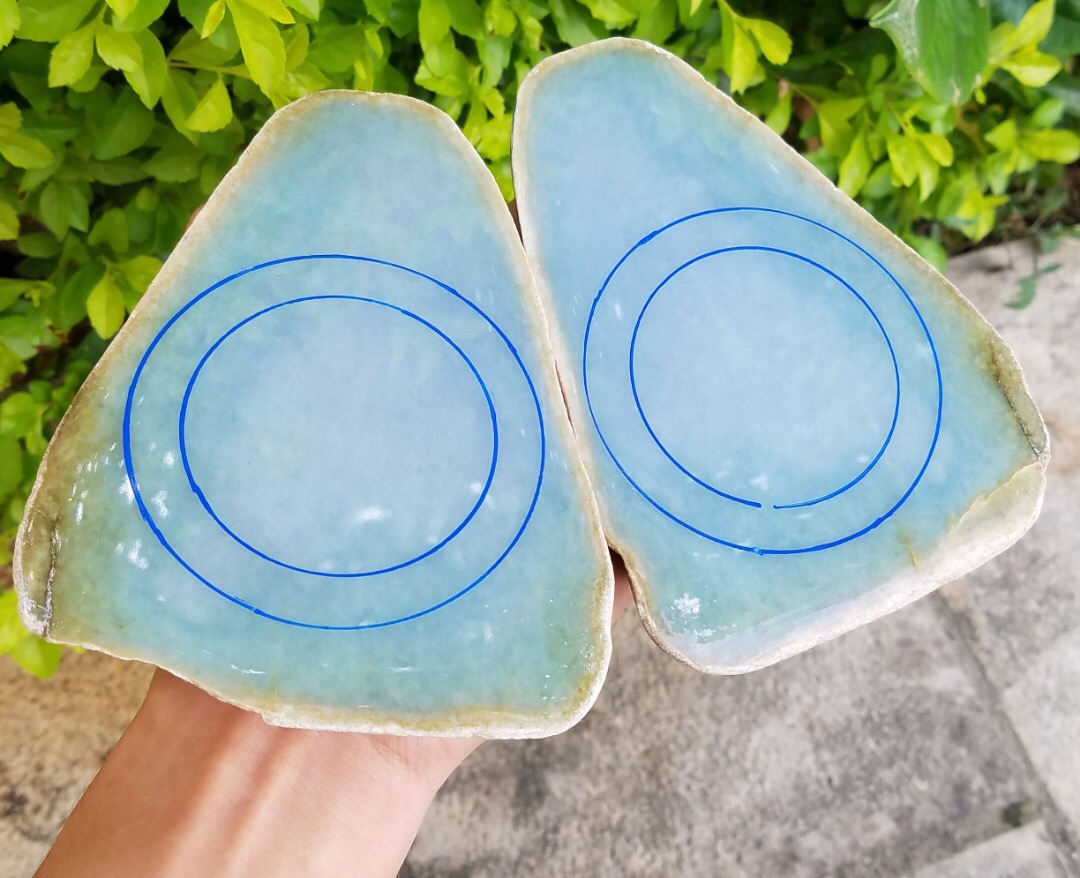 莫西沙老坑精品改口手镯料1.96公斤种老玉细晴底均匀色泽明艳