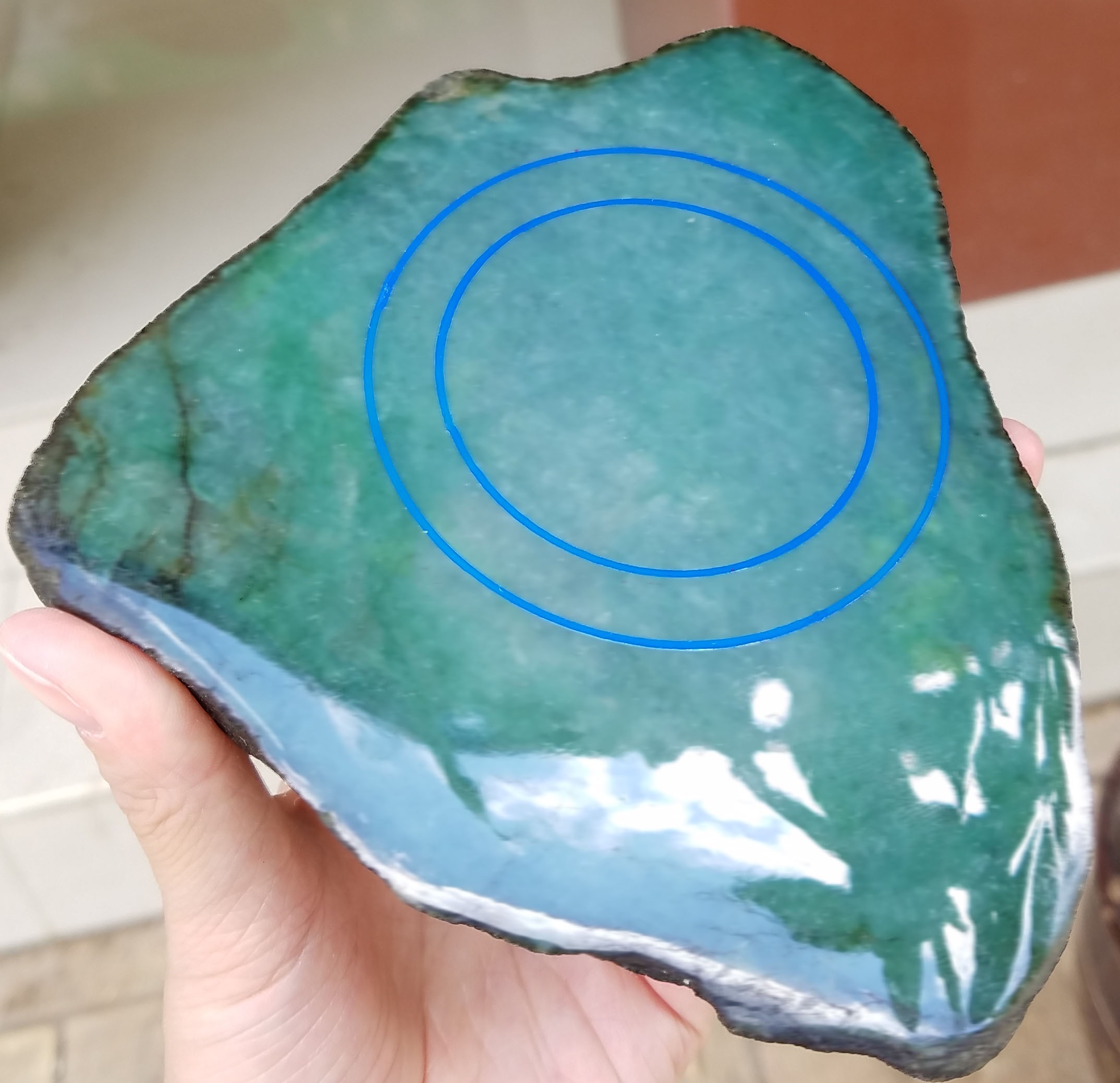 上新莫西沙改口手镯料4.24公斤糯冰晴底种老起荧光十足肉质非