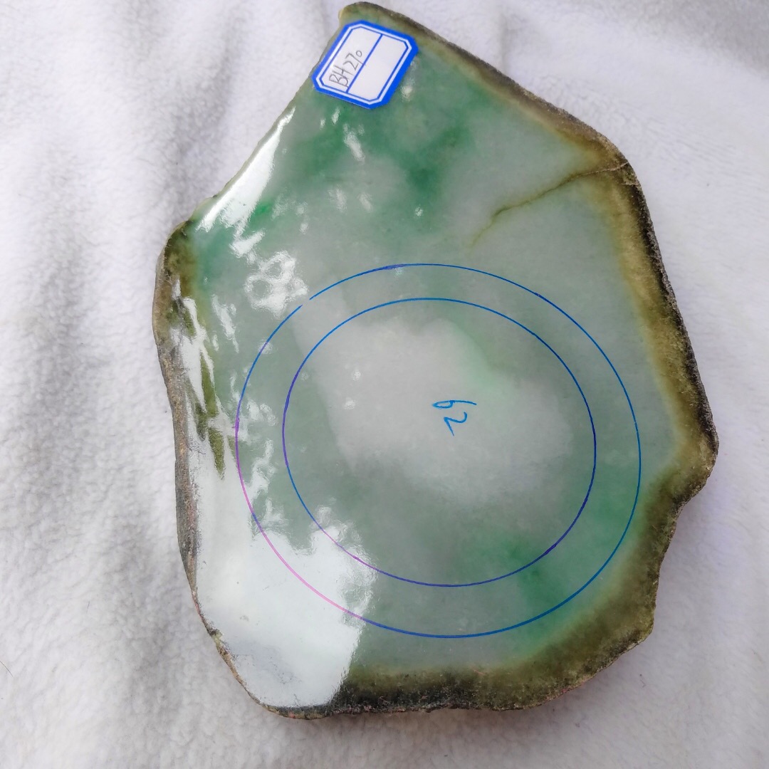 BH270莫西沙老坑敲声清脆3.6公斤底色光滑玉质细润起胶感