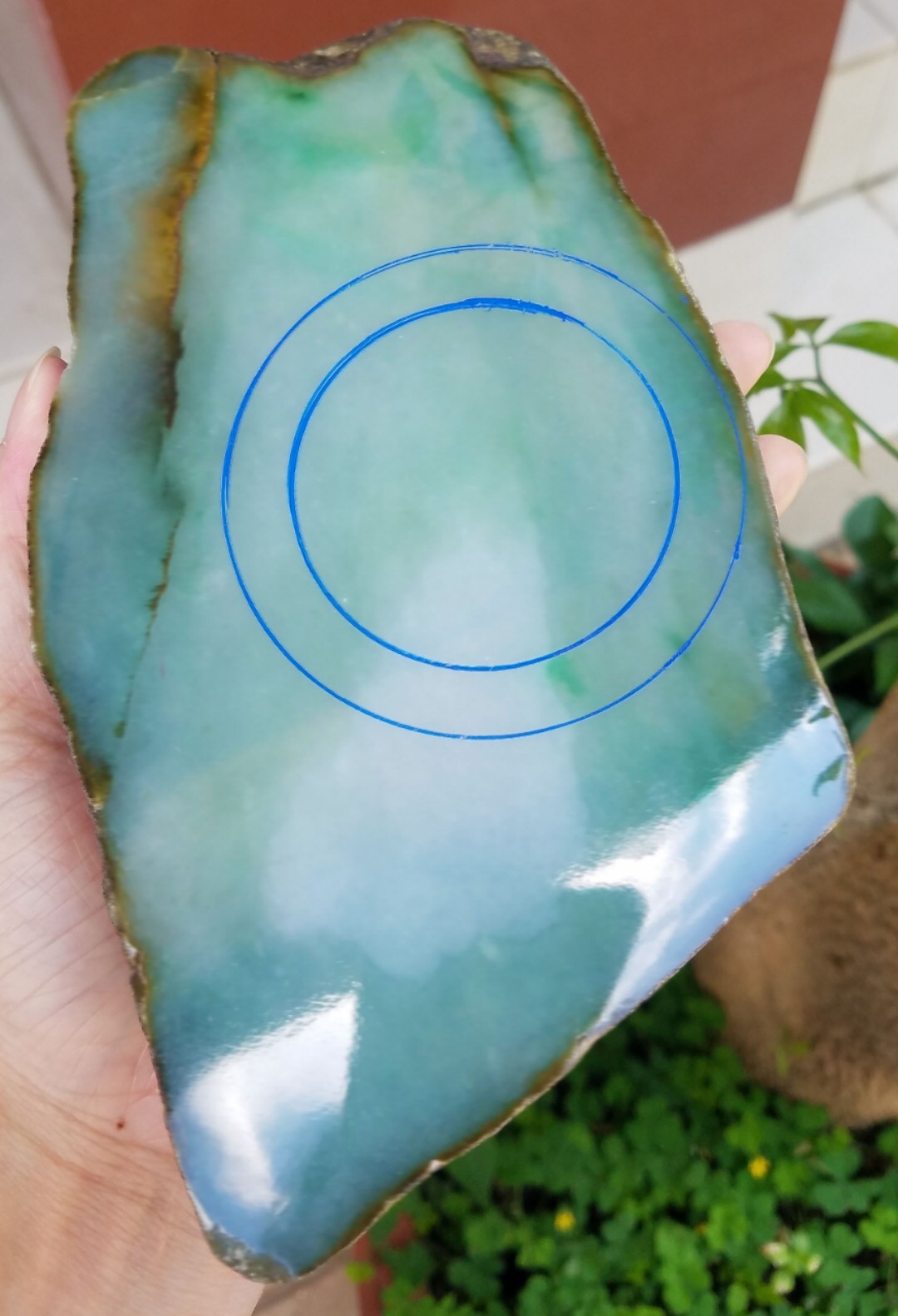 老坑南奇改口手镯明料2.70公斤糯冰种水冰冰爽爽底子干净清爽