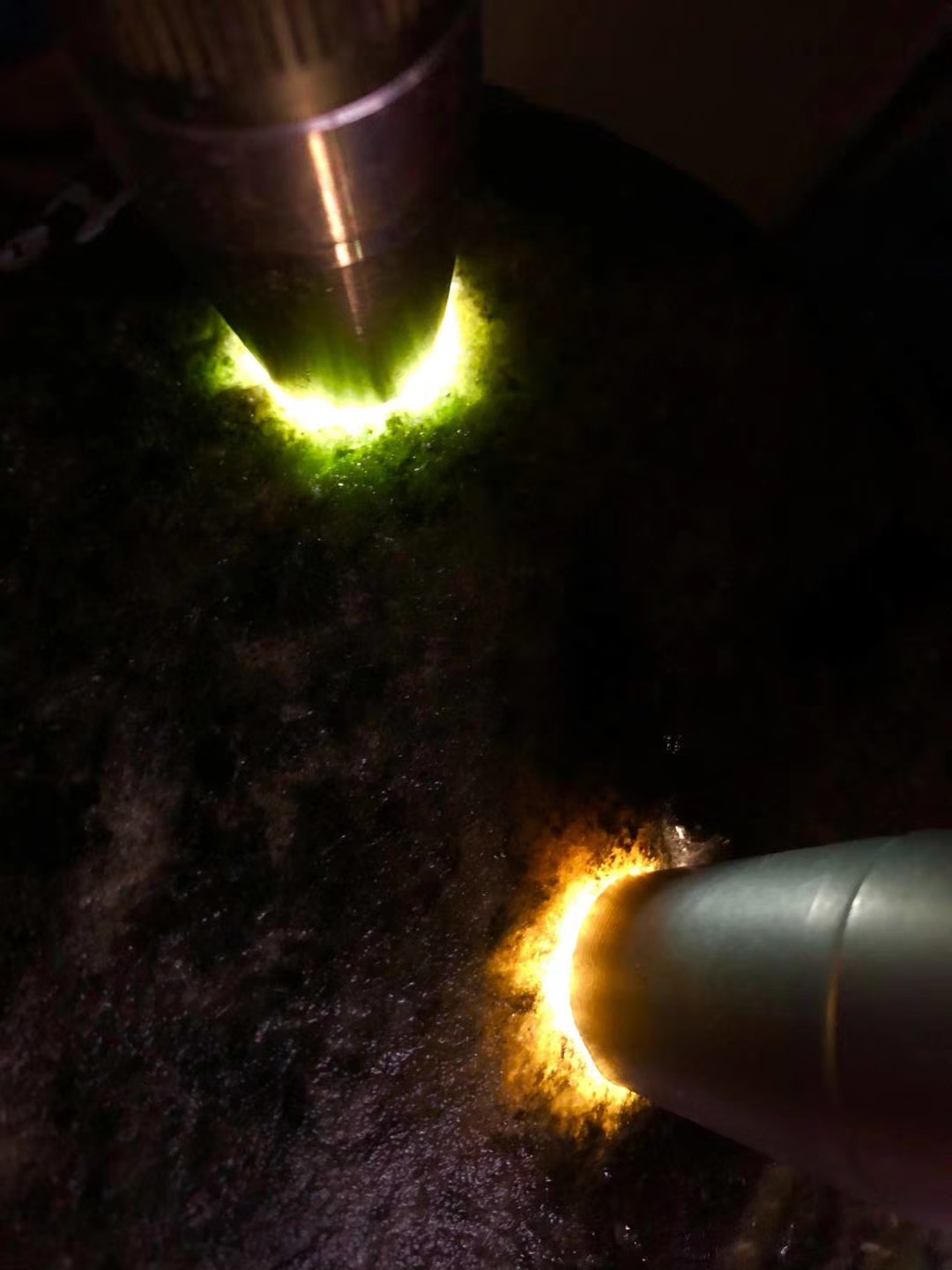 ZF802南齐全赌飘花手镯料品相完美皮壳相当给力打灯色超阳噢