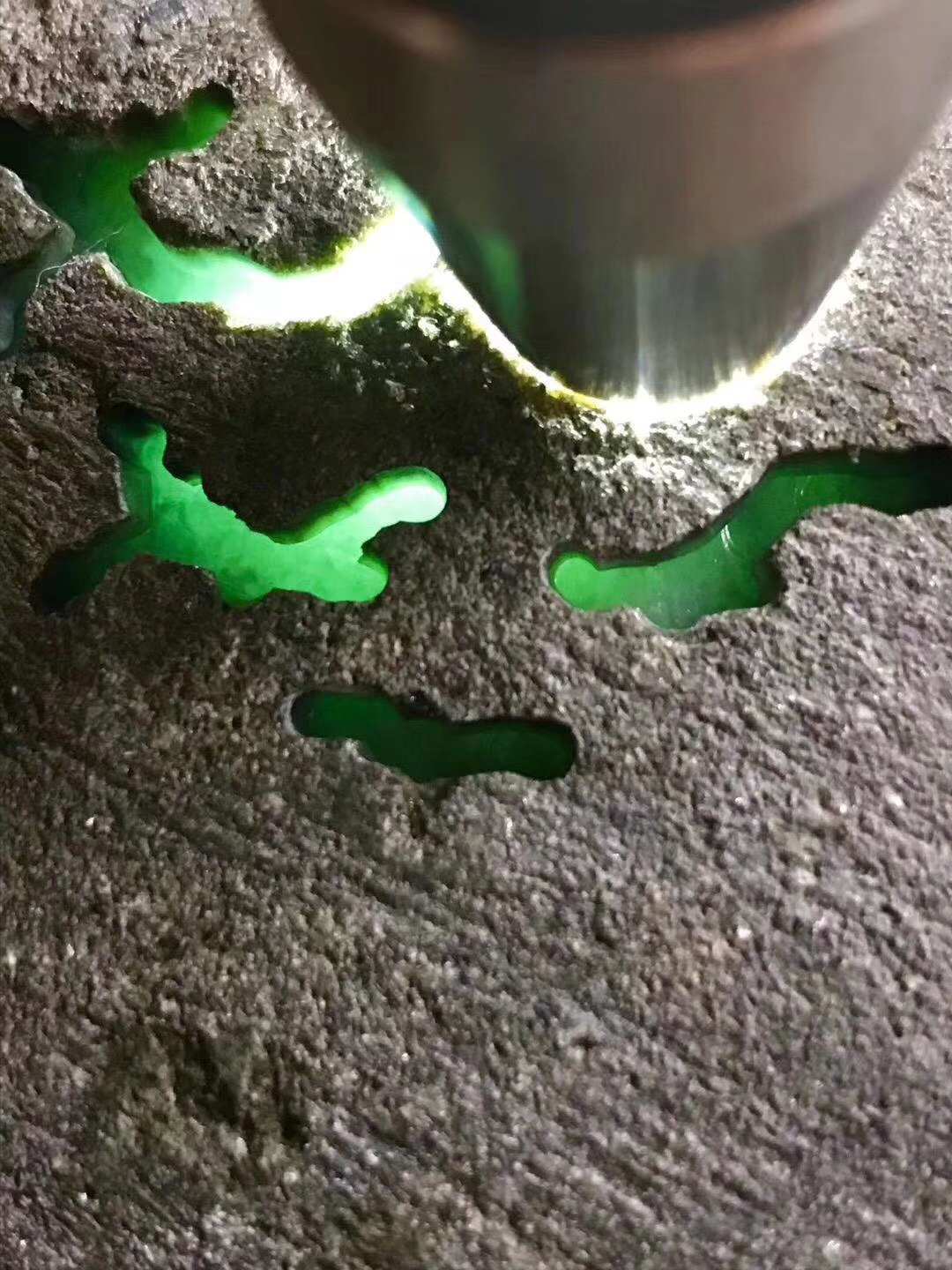 ZF741南齐开窗糯冰飘花种老肉细水头对穿3面开窗继续放漏小