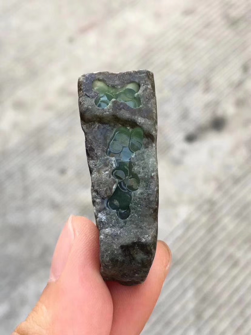 J-804会卡小晴水种老起胶刚刚好的一件货找个师傅巧雕一下美