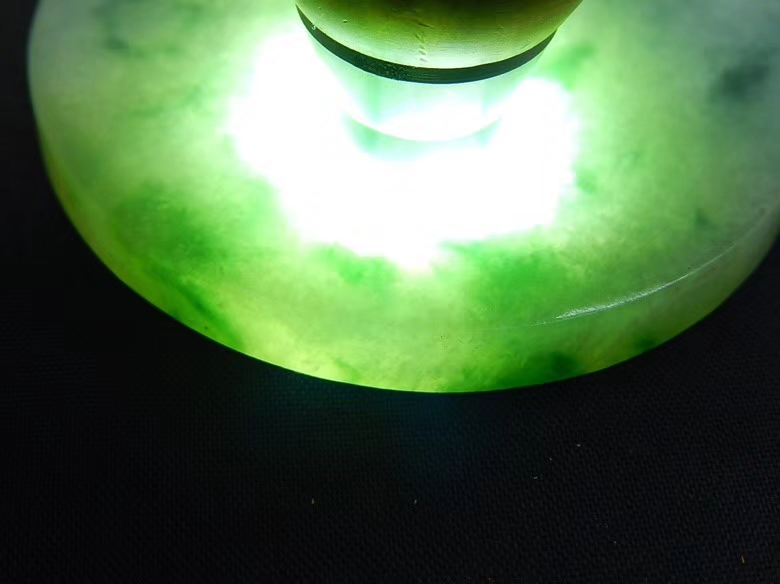 秒杀价1588得L651飘花手镯心种老水头好飘花鲜艳最大重4