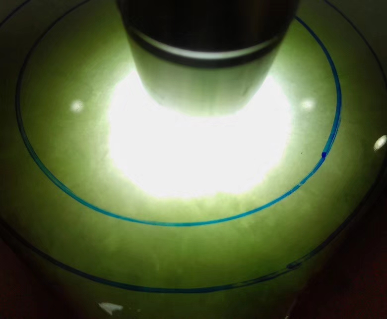 秒杀价5880得BH388南齐老敞口手镯料3.44公斤底子干