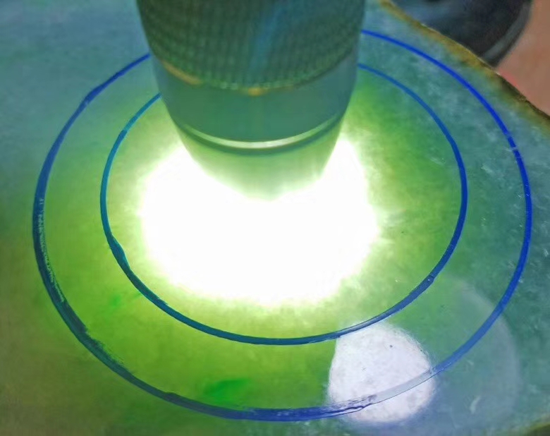 秒杀价6999得莫西沙精品改口手镯料2.42公斤种老玉质细腻