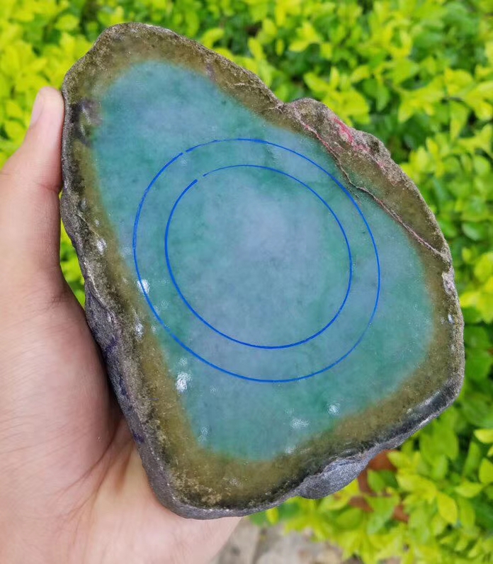 上新秒杀价7680得莫西沙改口料2.62公斤种够老晴底飘花色