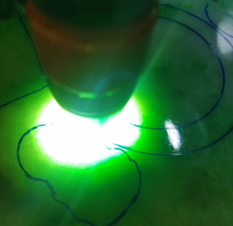 上新老坑莫西沙改口手镯明料13.42公斤底子干净清爽自然一大