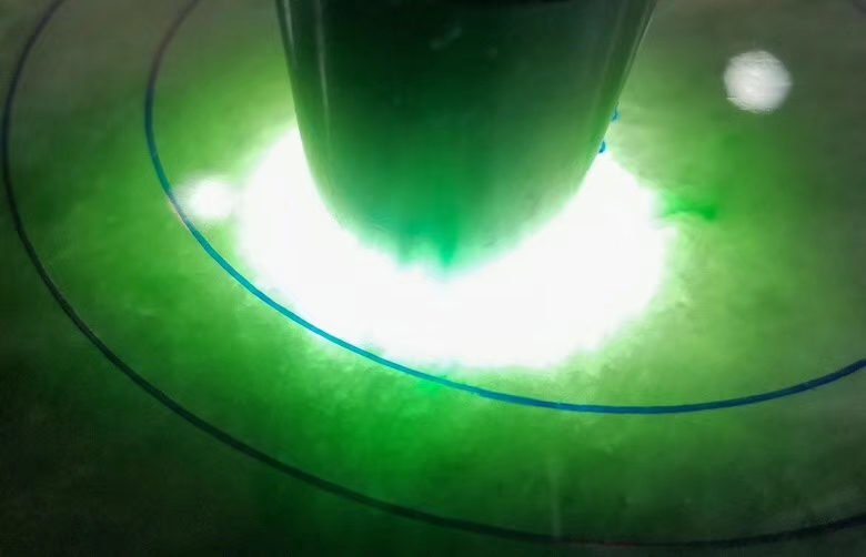 新货BV163老坑莫西沙手镯料2.3公斤飘色花底玉质细腻胶感