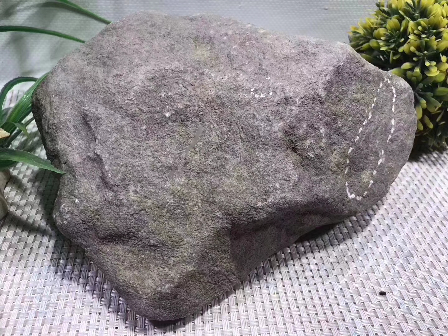 12-3-6号LQ224kg莫西沙全赌手镯料皮壳紧致翻沙均匀