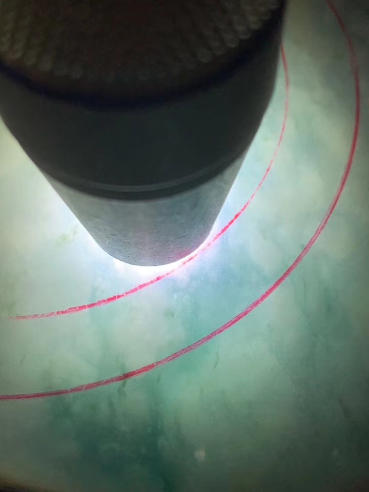 南奇冰种飘花带底色明料3.33公斤十分种水种杠杠滴底子干净肉