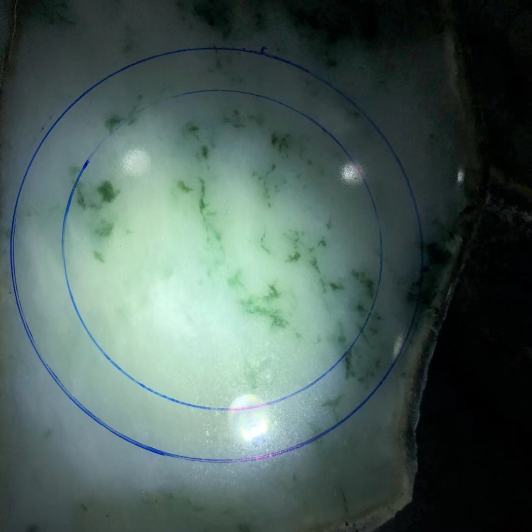 12-11-6.2公斤莫西沙冰飘花明料老皮壳发灯十分种水低子