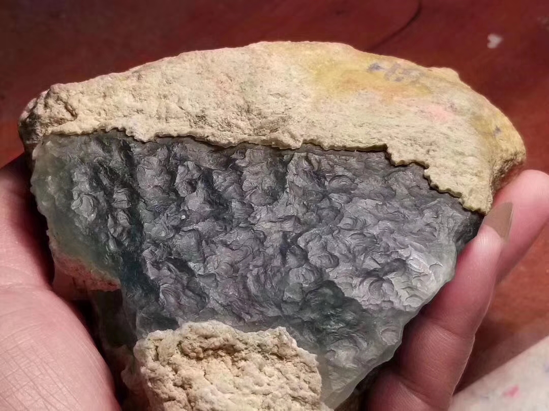 OX3840.72公斤莫西沙玻璃种飘绿花加蓝花大牌己有[色]