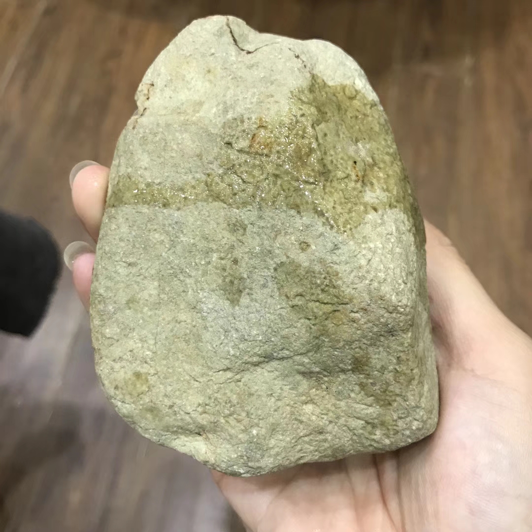 12-9-5尺寸620克木那精品料脱沙肉质发黑光感十足可赌冰