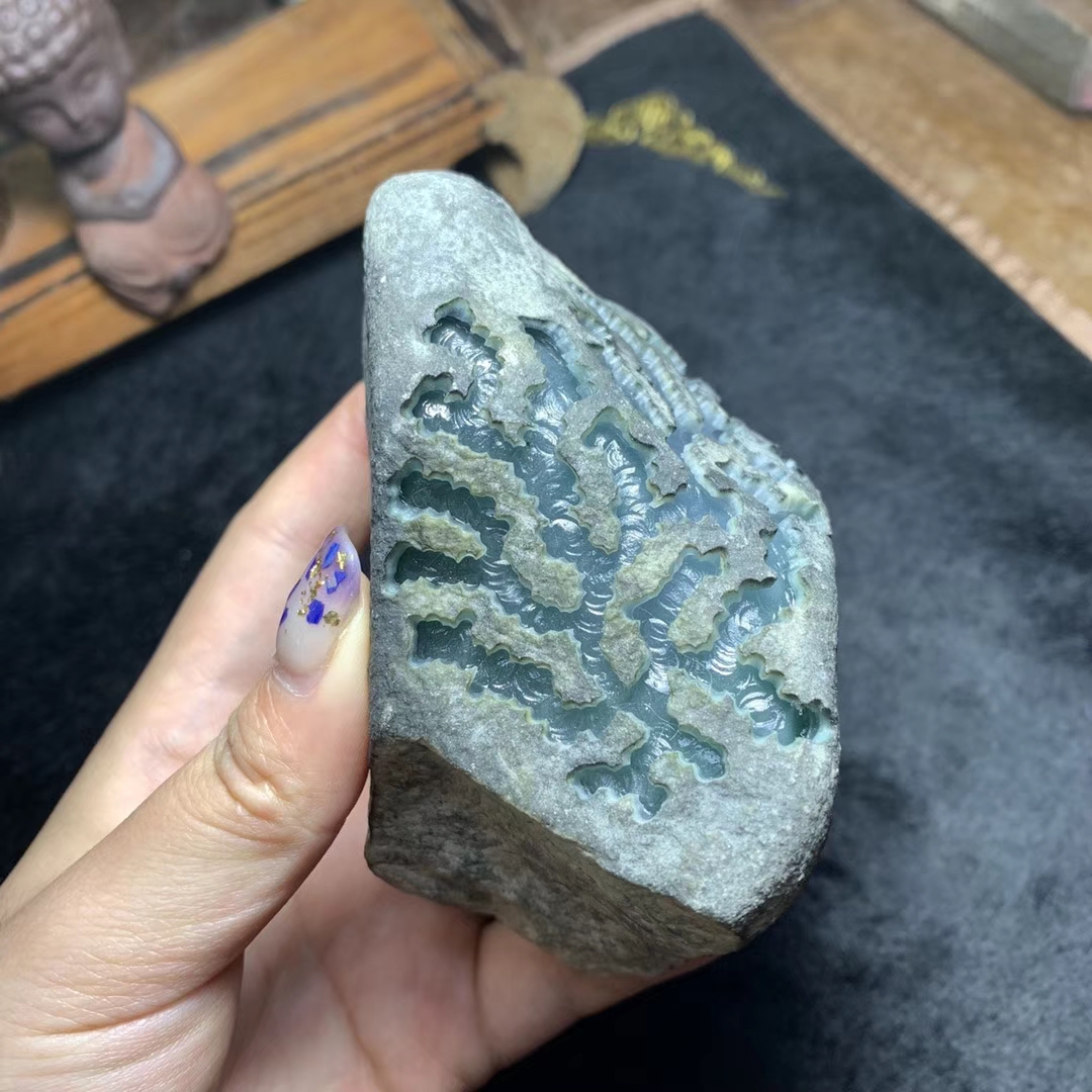 12-8-9莫西沙开窗收藏好货537克尺寸6.5/5/4.5