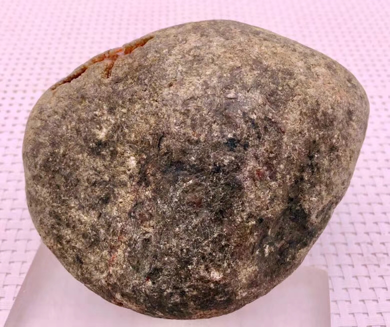 秒杀价36881.3公斤南齐开窗红翡手镯料品相好皮壳完整全身