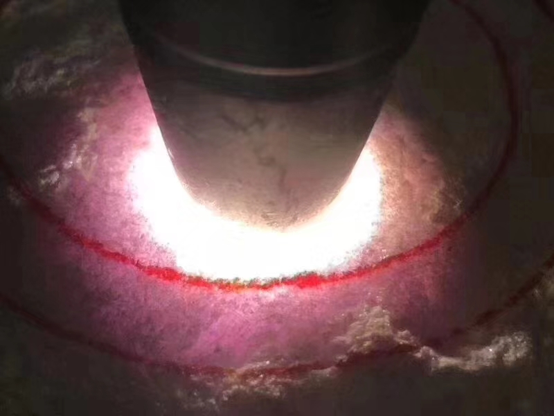 SG315-2.33kg木那椿彩手镯料整体表现好春彩浓郁种水