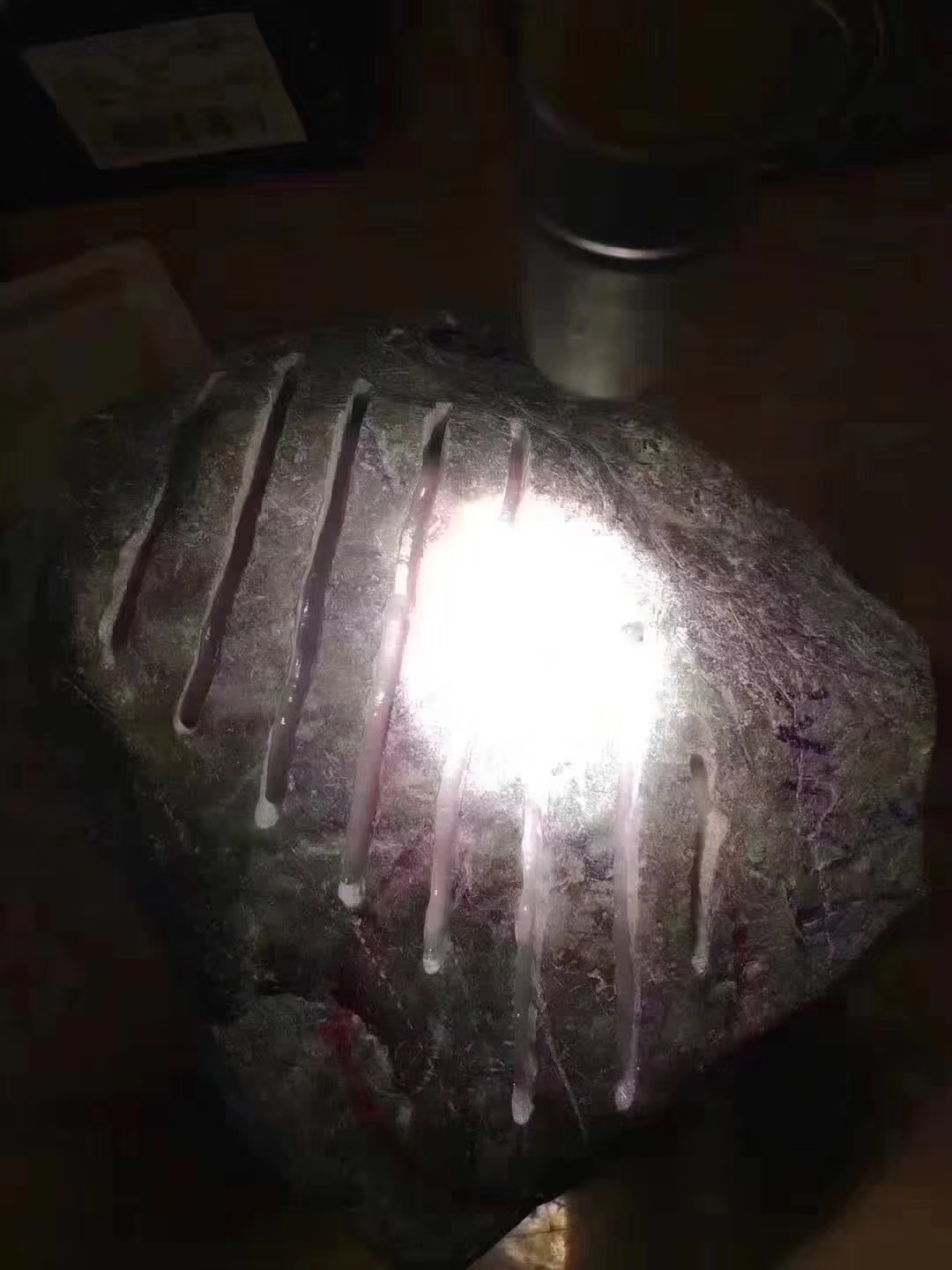 SG113-7kg会卡开窗手镯春料品相好皮壳老整体有春的表现