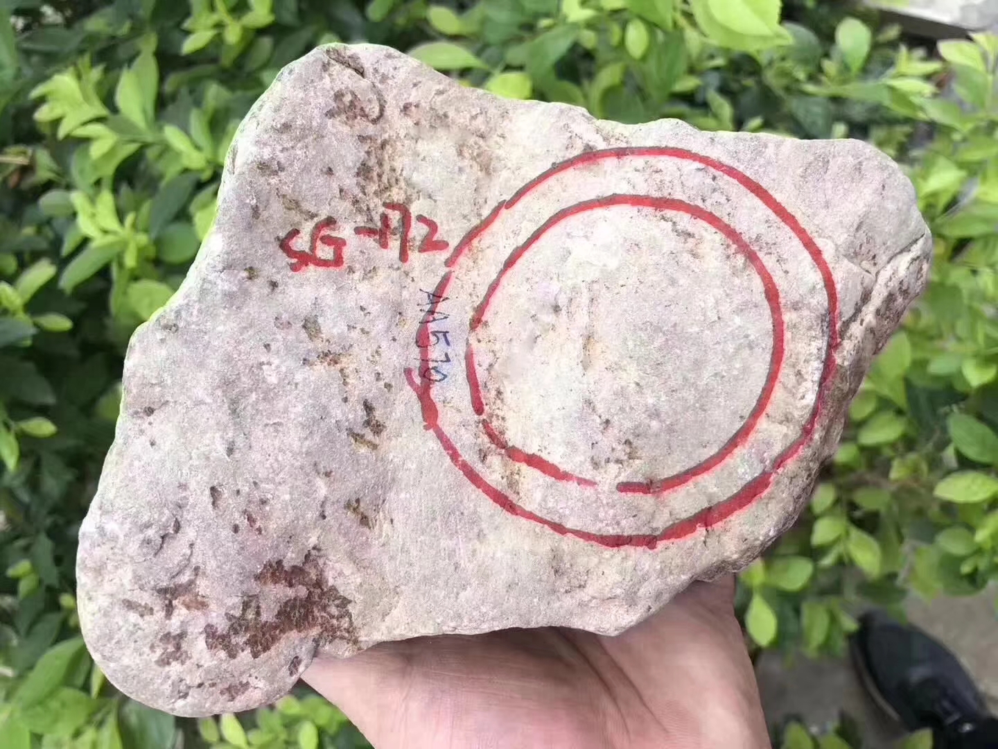 SG172-2kg街对角开窗飘花手镯料皮壳超老手镯位全开杠味