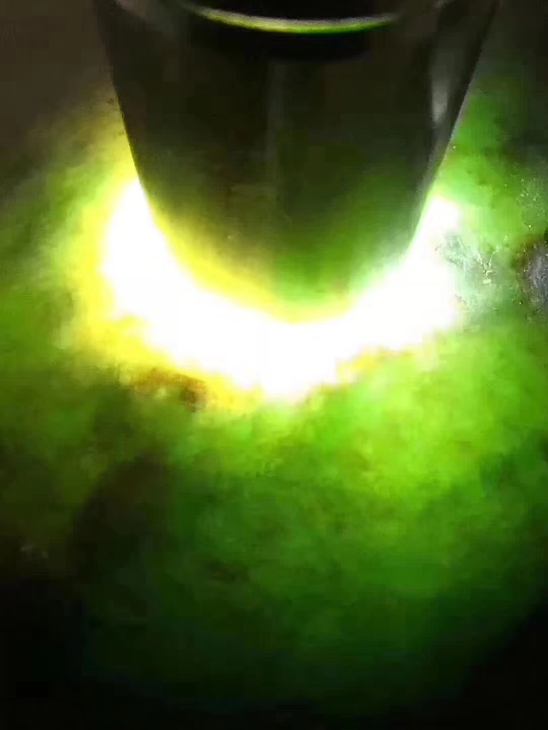 SG274-2.65kg大马坎全赌飘色手镯料皮壳紧致整体表现
