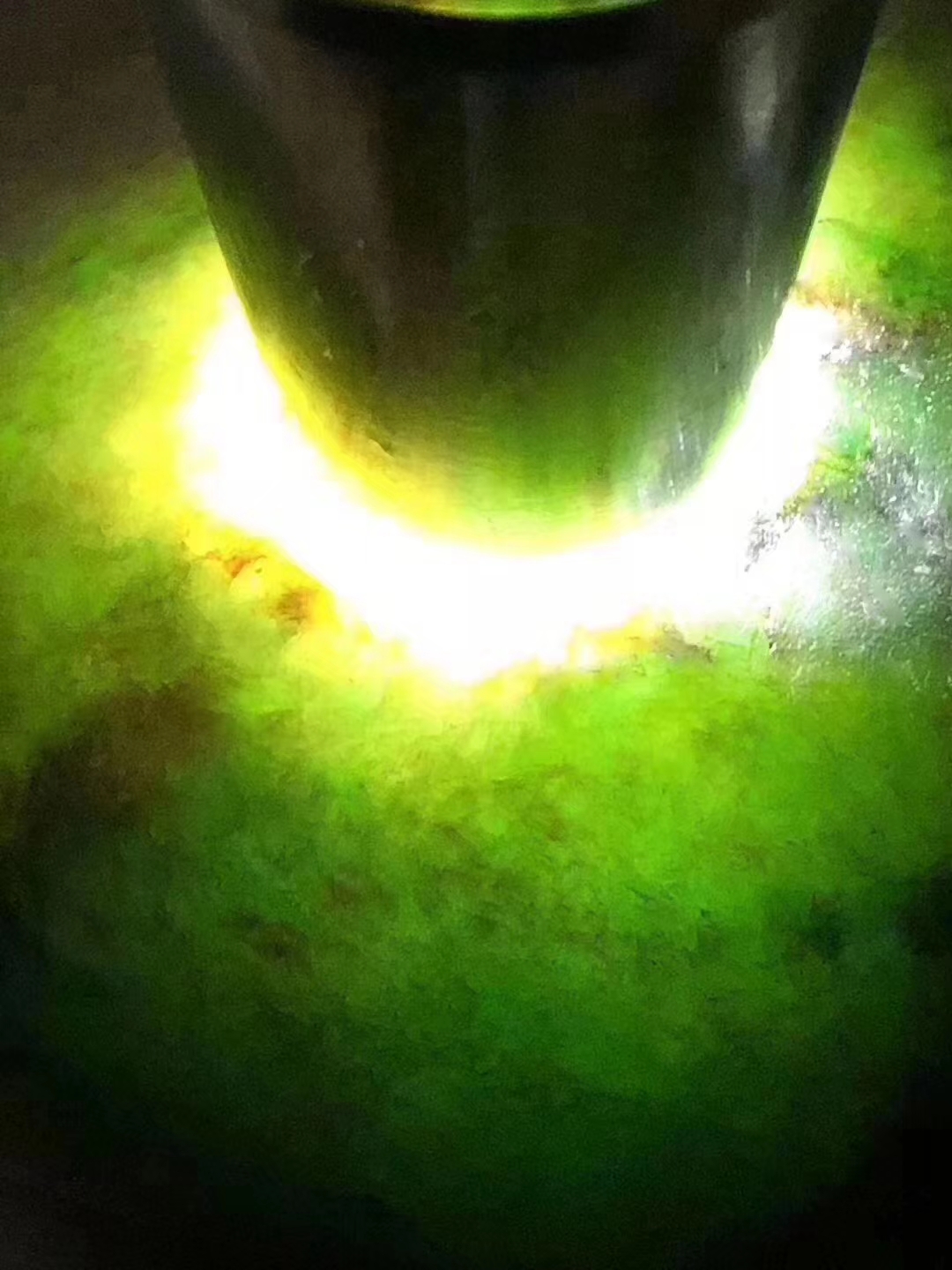 SG274-2.65kg大马坎全赌飘色手镯料皮壳紧致整体表现