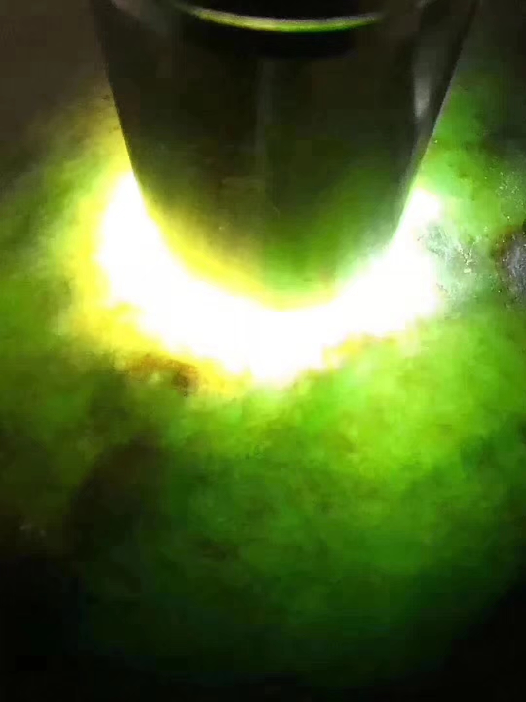 SG274-2.65kg大马坎全赌飘色手镯料皮壳紧致整体表现
