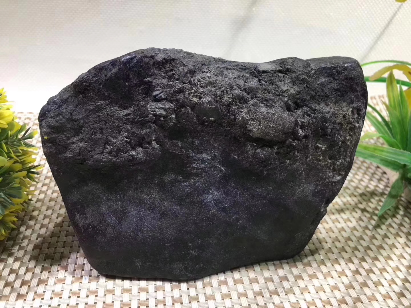 JW42-2.64kg莫弯基全赌冰种飘花手镯料品相完整打灯整