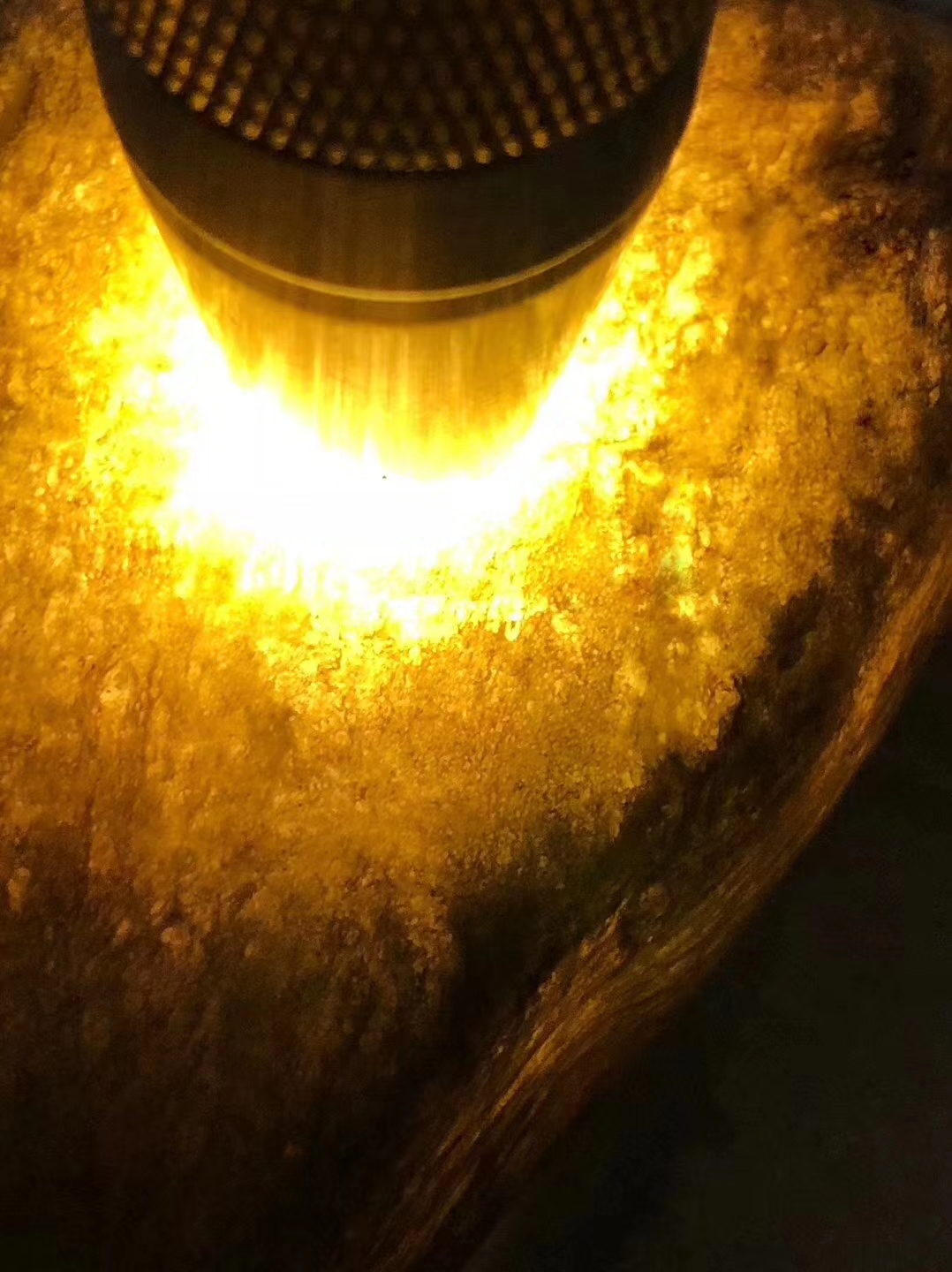 JW96-1.76kg南奇开窗冰种手镯料皮壳紧凑品相好整体无