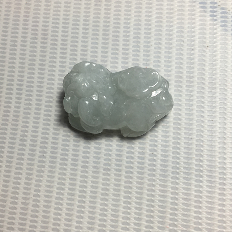 糯种糯化翡翠貔貅吊坠玉石瑞兽a货玉器挂件玉坠重15克中国古代