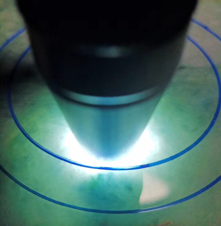 元旦特号特老坑莫西沙精品手镯4.18公斤皮老紧凑清底飘蓝花玉