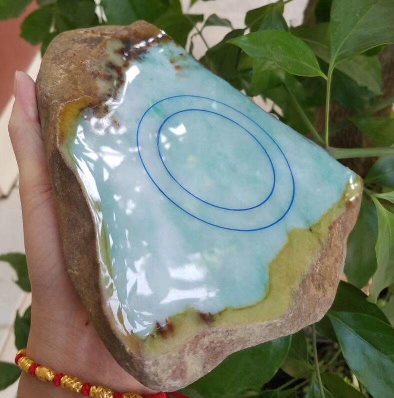 上新捡漏南齐精品改口手镯料2.10公斤种老玉质细腻水润淡淡的