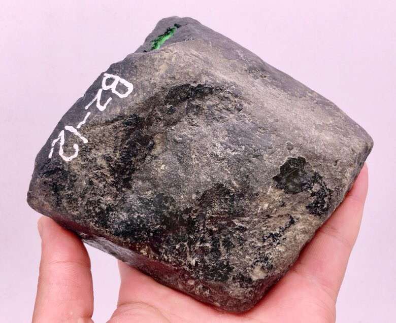 秒杀.85公斤莫湾基开窗色带满色手镯料色阳色辣种老水长肉质细