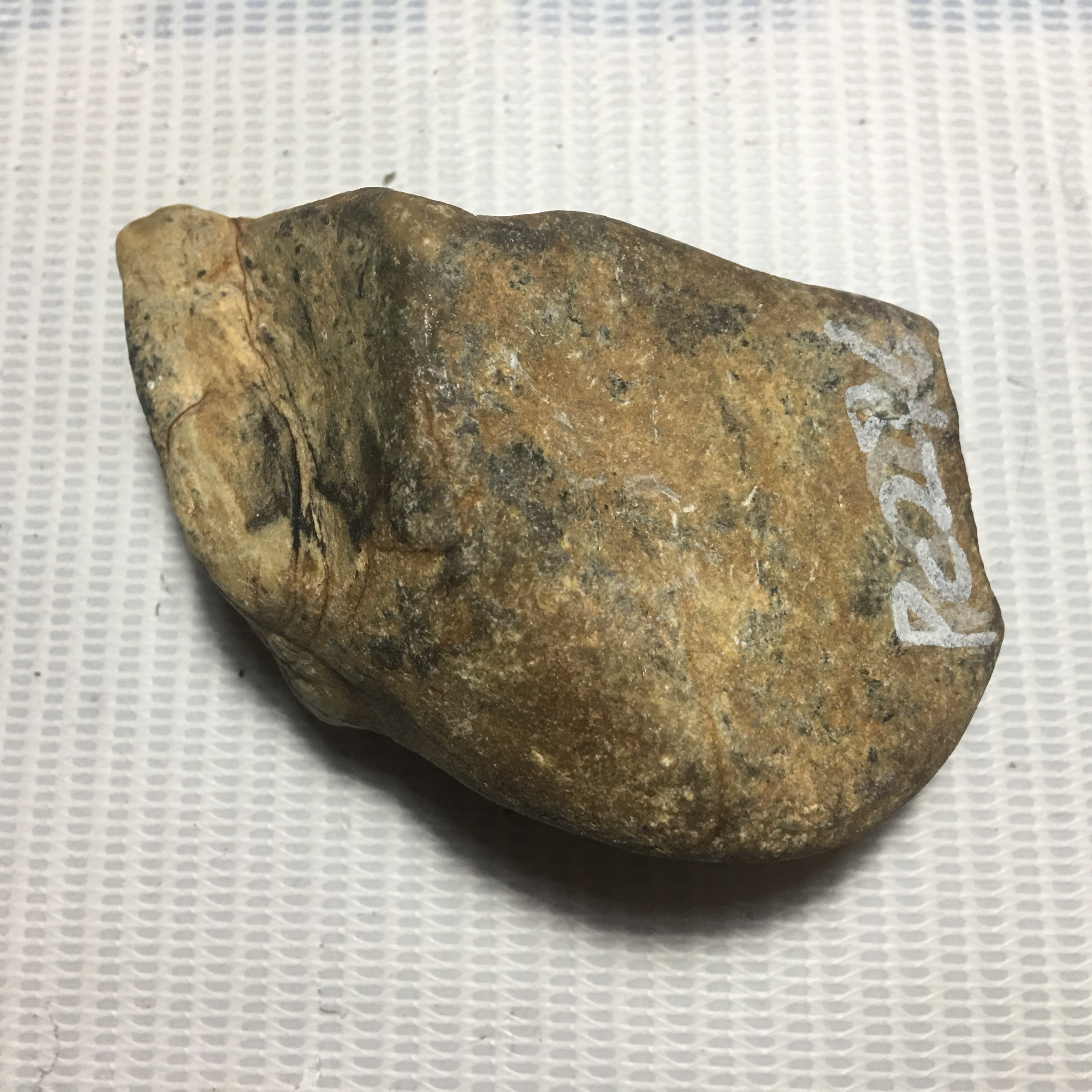 老坑黄皮莫西沙开窗春彩皮壳完整紧致重126克