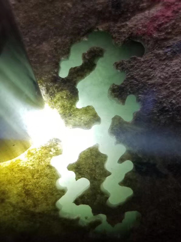 年底放漏秒杀新货2.55公斤老南齐开口冰晴手镯料料子开口面积