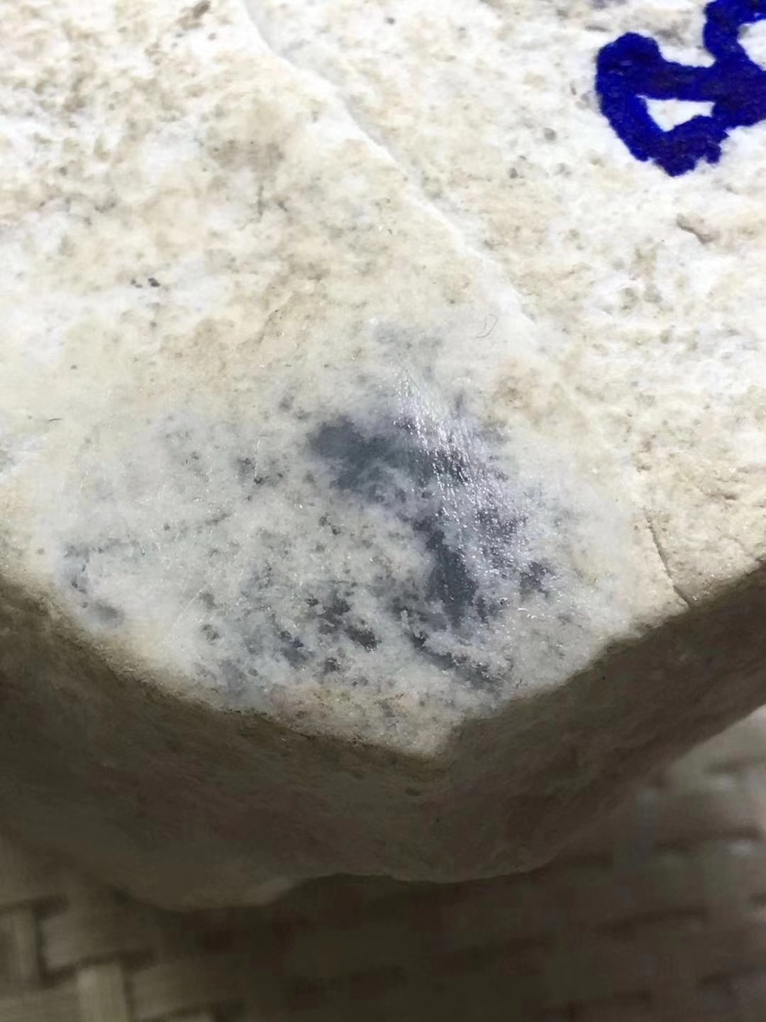 410克老木那包浆皮壳带雪花棉高冰种级别整个通透可赌牌子对庄